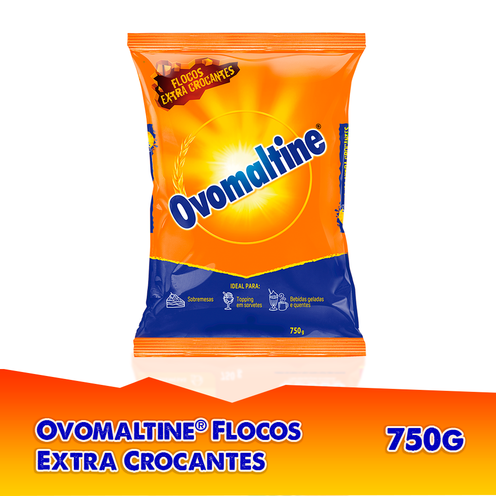 Ovomaltine Flocos Croc 10mm 12unx750g