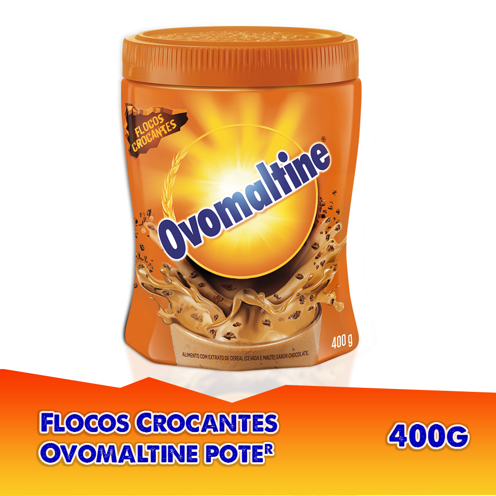 Ovomaltine Flocos Croc 24unx400g Pote
