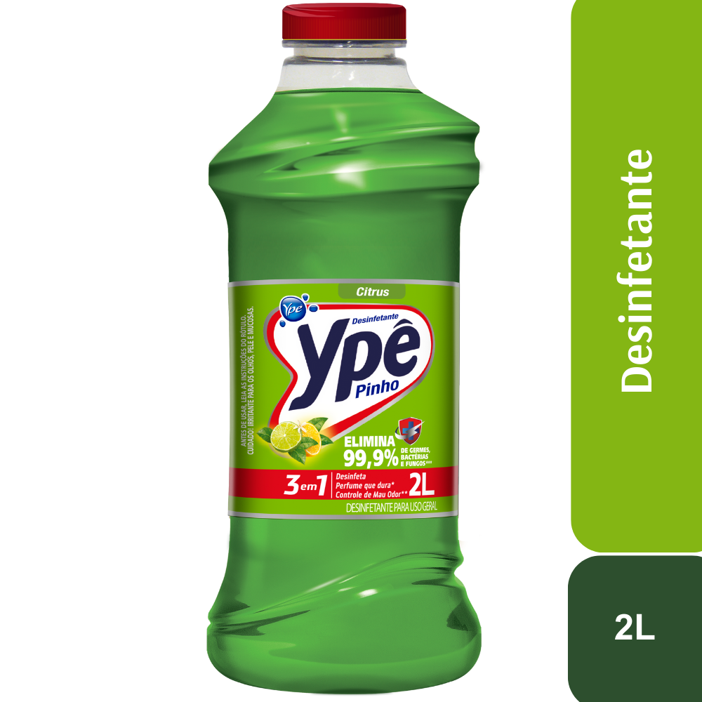 Desinfetante Pinho Ypê Citrus Fr 2l
