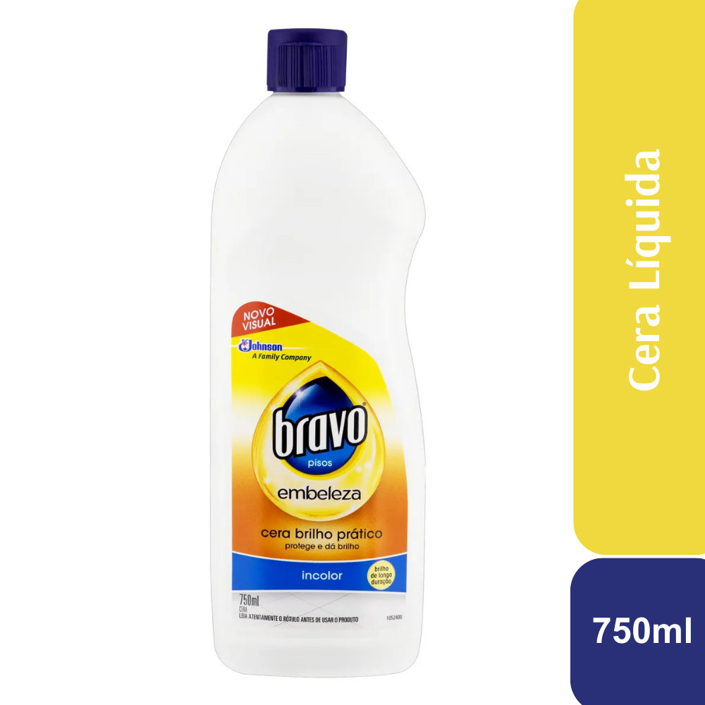 Cera Líquida Incolor Bravo Embeleza Squeeze 750ml