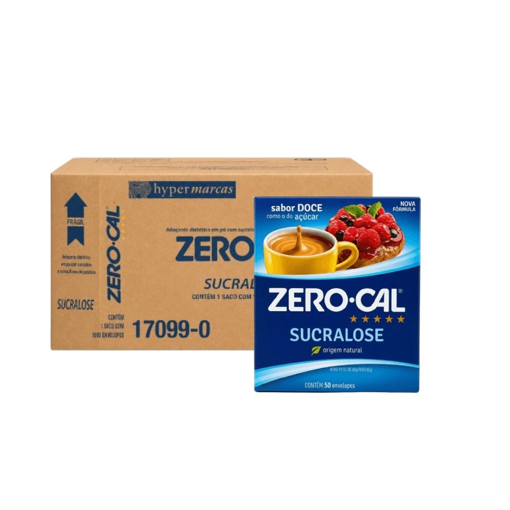 Adoçante Zero Cal Sucralose Po Sache 1000Un