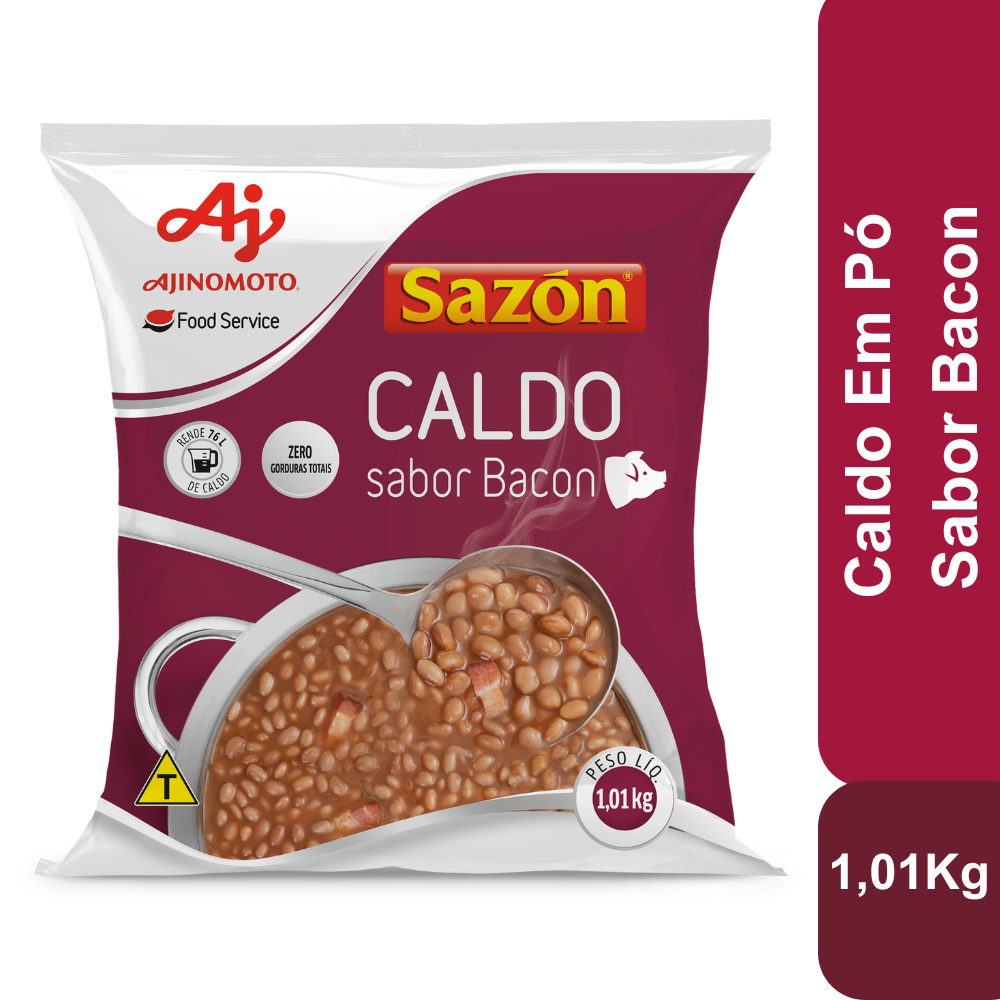 Caldo Em Pó Sazón® Profissional Sabor Bacon 1,010KG