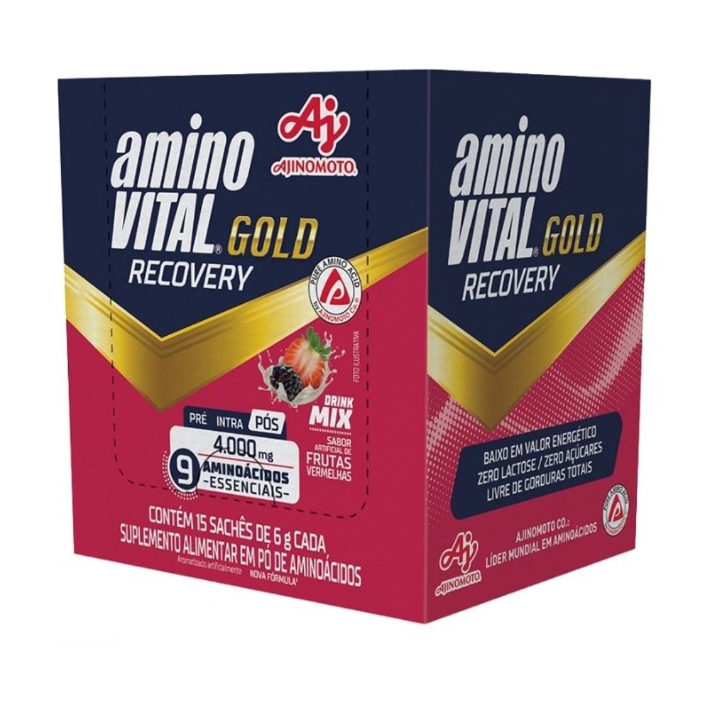 aminoVITAL® GOLD Drink Mix Frutas Vermelhas - Ajinomoto