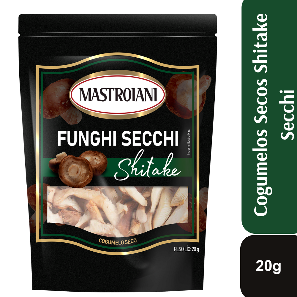 Funghi Secchi Shitake Pacote 20g