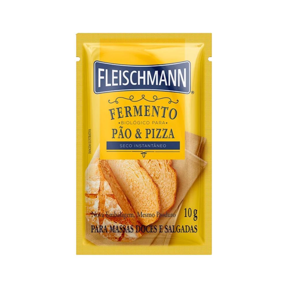 Fermento Instantâneo Fleischmann 23x10g