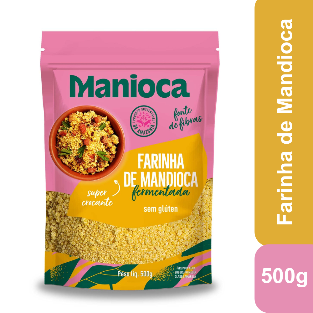 Farinha de Mandioca Fermentada Manioca 500g