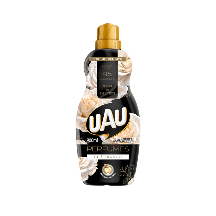 Amaciante Concentrado UAU Chá Branco 900ml