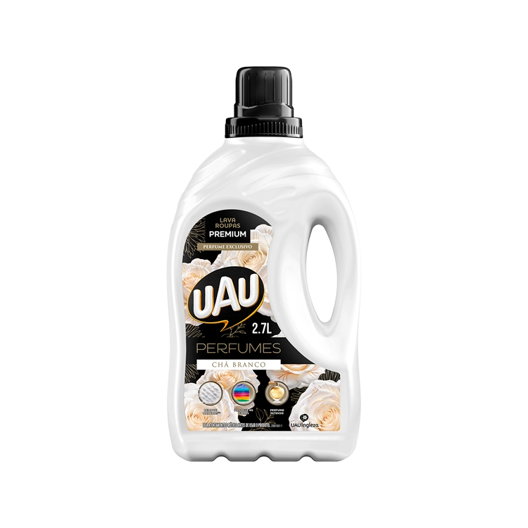 Lava Roupas Líquido UAU Chá Branco 2,7L