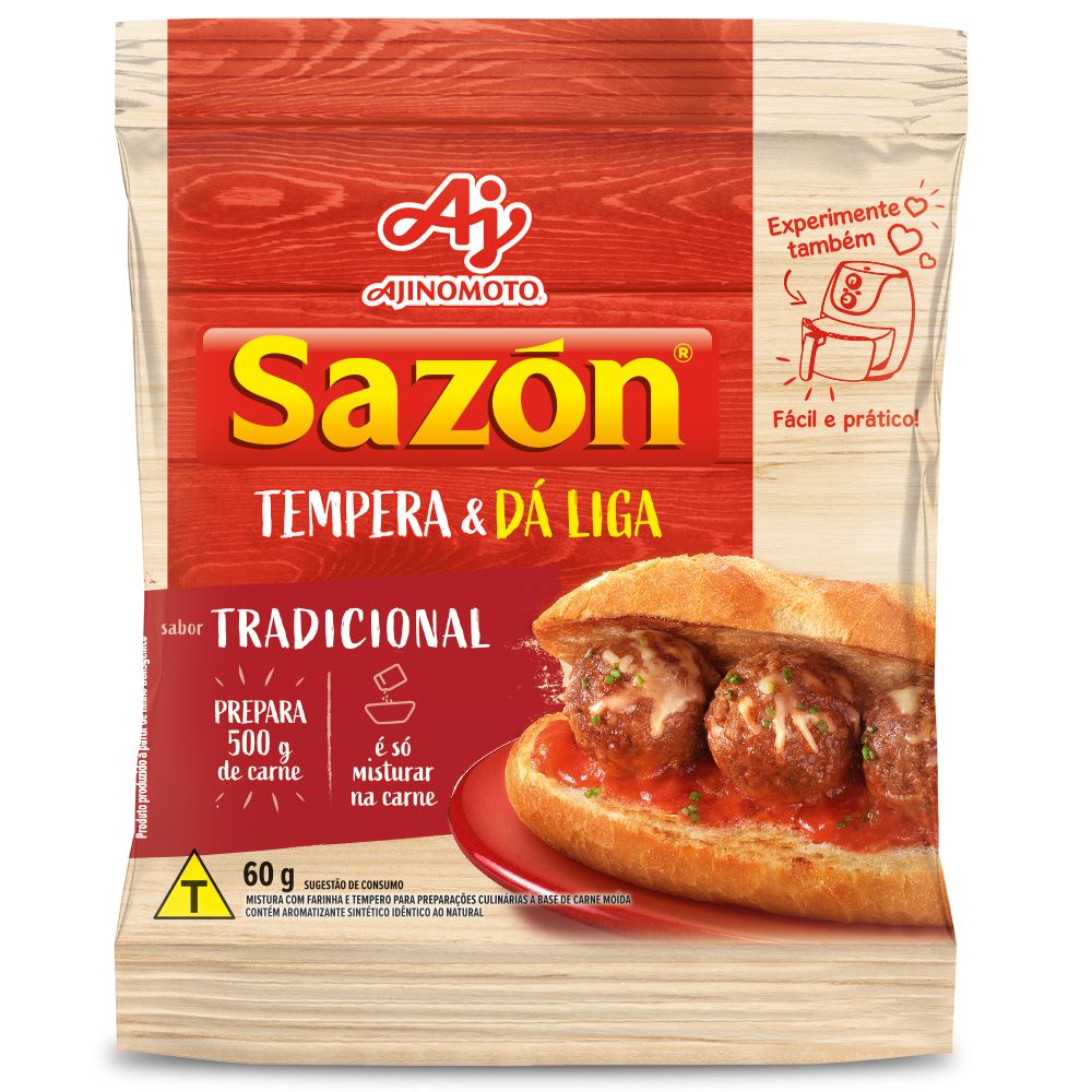 Sazón® Tempera E Dá Liga Sabor Tradicional 60G