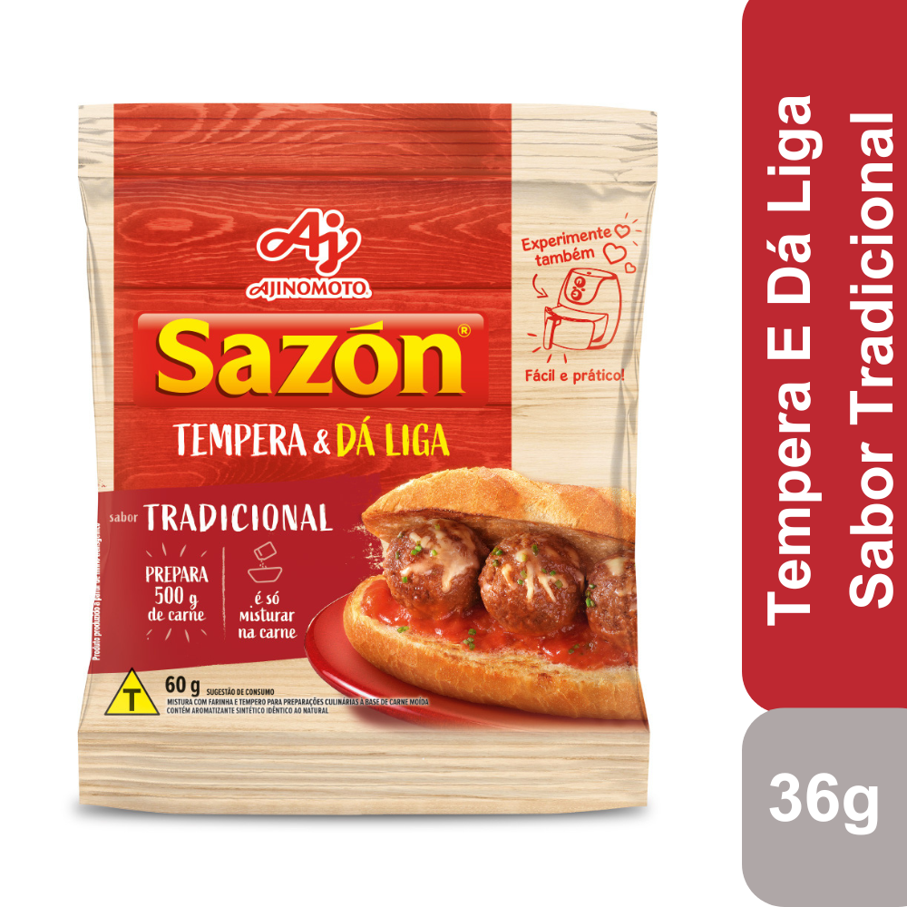 Sazón® Tempera E Dá Liga Sabor Tradicional 60G
