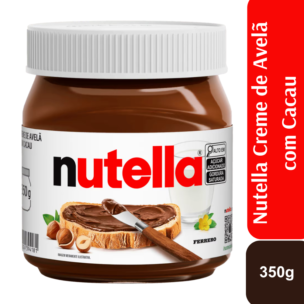 Nutella Creme de Avelã com Cacau 350g RTD