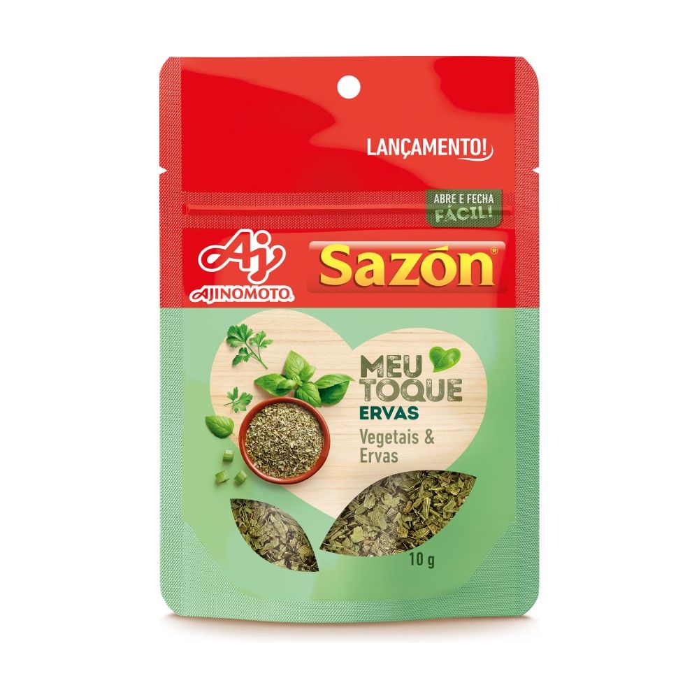 Tempero SAZÓN® Meu Toque Ervas Pouch 10g