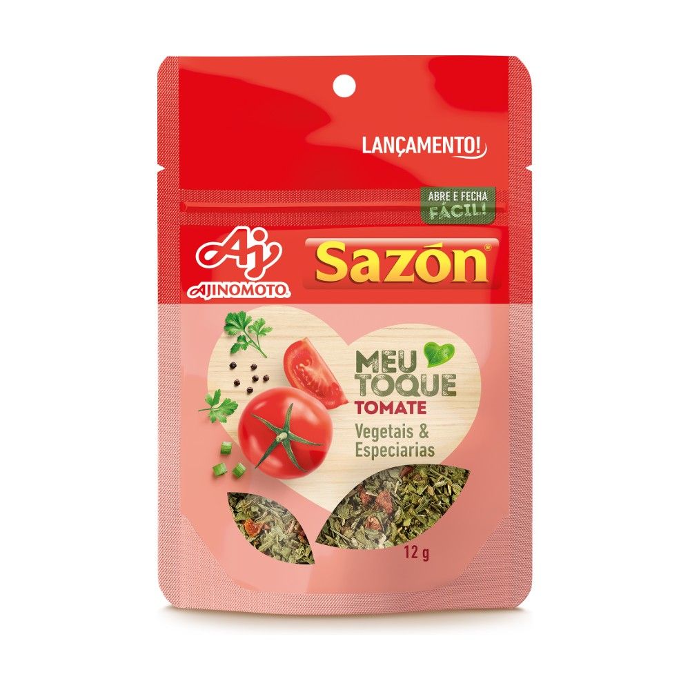Tempero SAZÓN® Meu Toque Tomate Pouch 12g