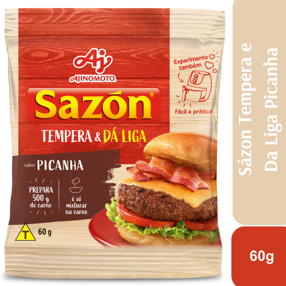 Sazón® Tempera E Dá Liga Sabor Picanha 60G