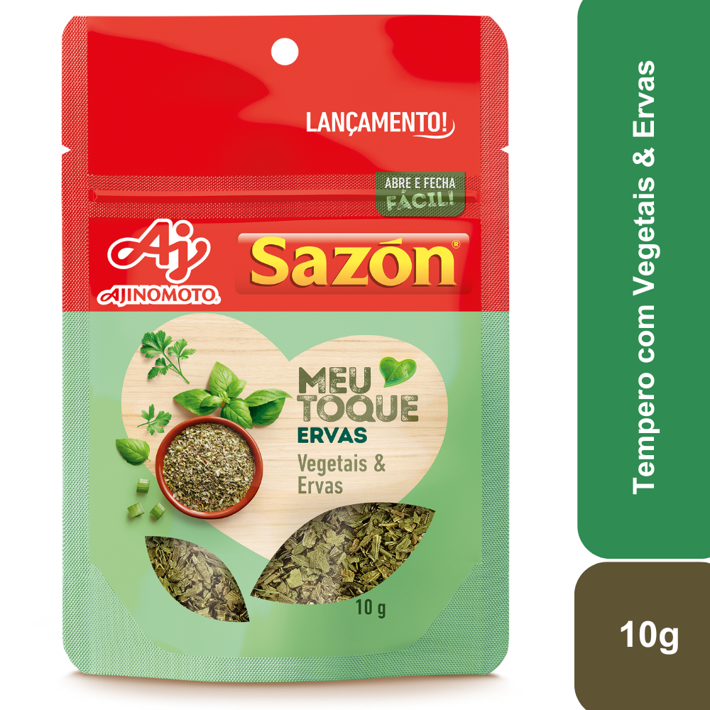Tempero SAZÓN® Meu Toque Ervas Pouch 10g