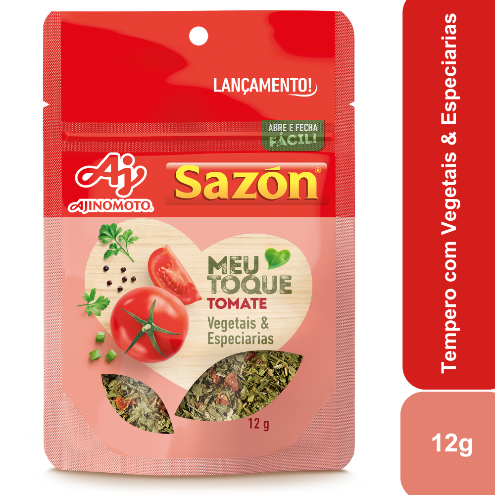 Tempero SAZÓN® Meu Toque Tomate Pouch 12g