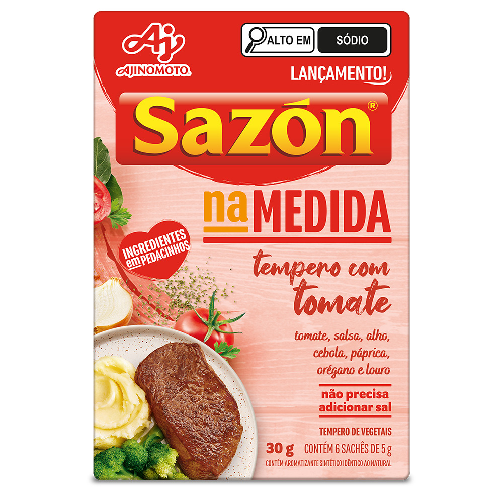 Tempero SAZÓN® Na Medida Com Tomate 30g