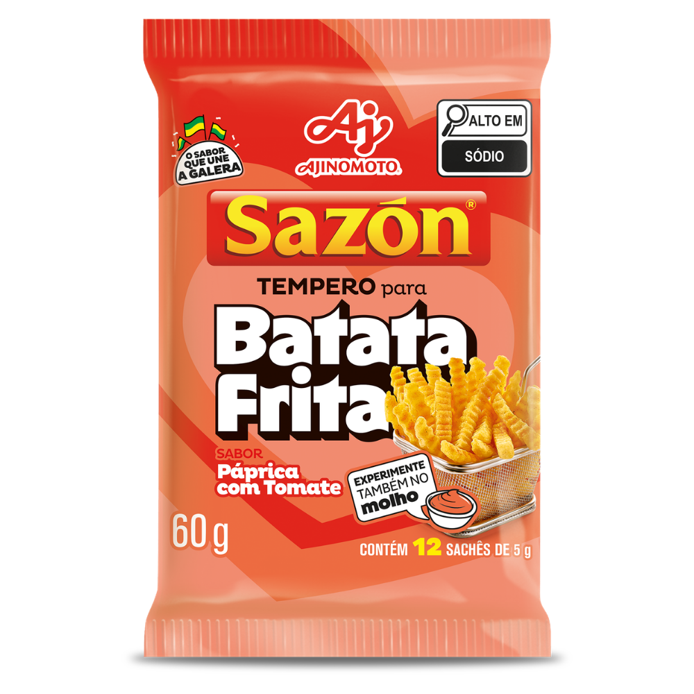 Tempero Sazón® Para Batata Frita Páprica Com Tomate