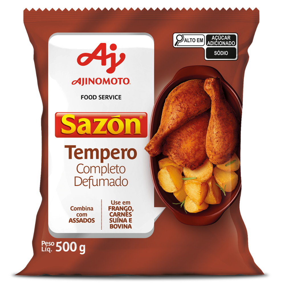 Tempero Sazón Profissional Completo Defumado 500g