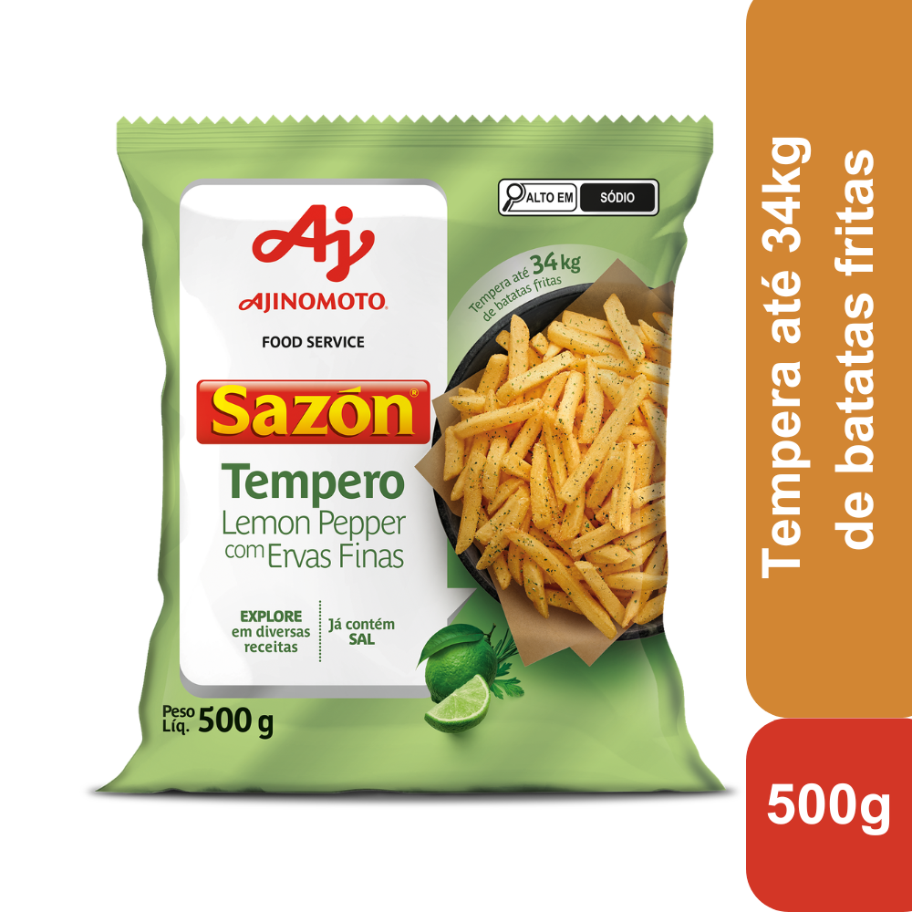 Tempero Sazón® Profissional Lemon Pepper com Ervas Finas