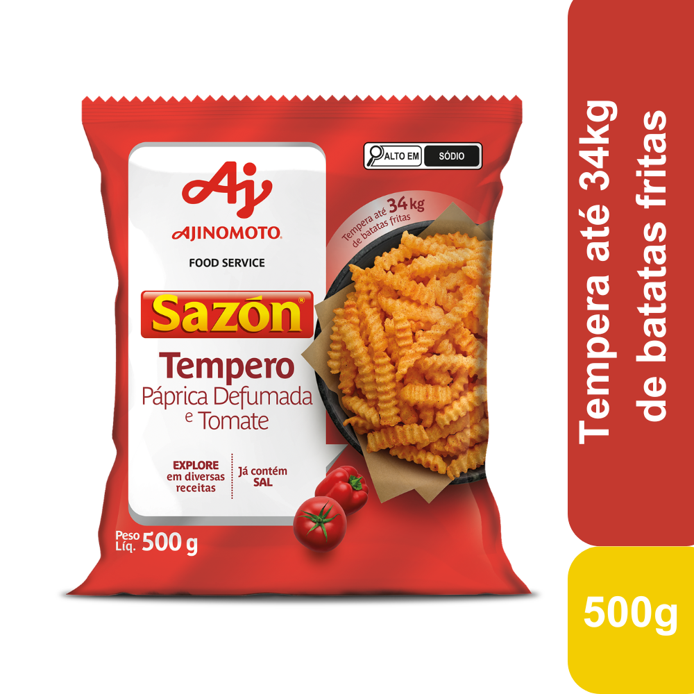 Tempero Sazón® Profissional Páprica Defumada e Tomate